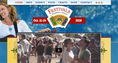 Desktop Screenshot of festivalsacadiens.com